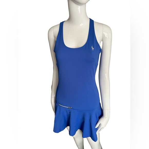 Ralph Lauren Blue Dress Built in Bra Size Small - Picture 4 of 7